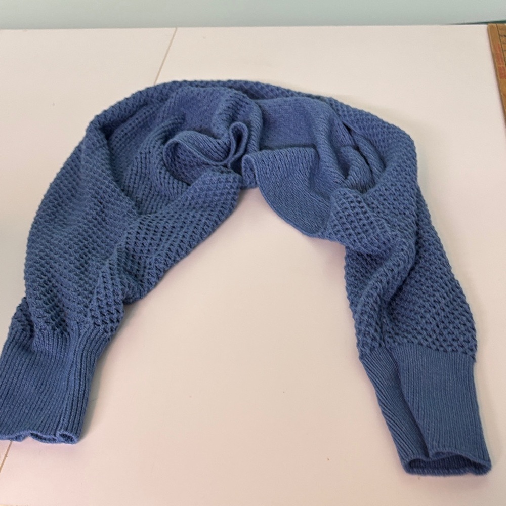 Blue Knit Shrug